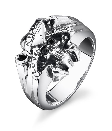 Ed Hardy Ring EHR08SOSS LKS Ladies Onyx, Ringgr&ouml;&szlig;e 52 Preisvergleich