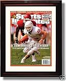 Framed Colt McCoy Sports Illustrated Autograph Print