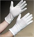 Extra-Long Cotton Gloves - Black or White-Sold By Pair