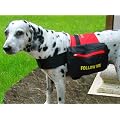 Dog Backpack for behaviour modification of very active and shy dogs (Size M), 21-27in chest circumference