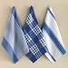 Textured Dishtowels Set of 3 - Blue