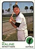 1973 Topps # 280 Al Kaline Detroit Tigers Baseball Card - In a protective screwdown case!
