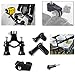 EEEKit 4 in 1 Starter Kit for Kodak PixPro SP1/SP360,Chest Body Harness/Car Dashboard Windshield/Bike Handlebar Mount and Monopod Selfie Stick Pole
