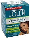 Jolen 1.2 oz Creme Bleach Reg Lightens Excess Dark Hair