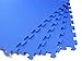 168 Square Feet ( 42 tiles + borders) ‘We Sell Mats’ Blue 2′ x 2′ x 3/8″ Anti-Fatigue Interlocking EVA Foam Exercise Gym Flooring