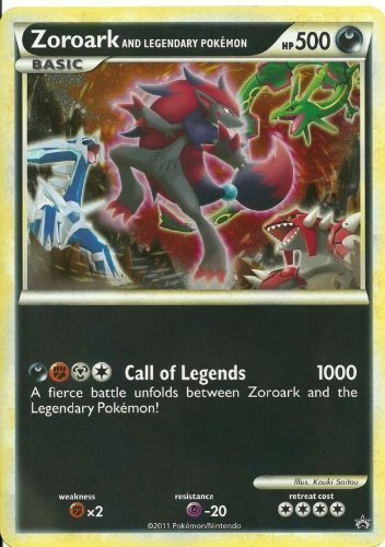 ZOROARK & Legendary Pokemon (Rayquaza, Dialga, Groudon) JUMBO OVERSIZED pokemon card-image