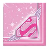  : Supergirl Luncheon Napkins - 16 Count