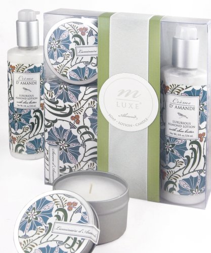 Mudlark Notting Hill Mluxe Bath Collection, Acetate Box With Band & Ribbon by Mudlark
