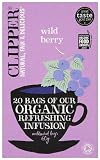 Clipper Organic Wild Berry 20 Teabags (Pack of 6, Total 120 Teabags)  from Clipper Teas
