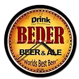 IMAGE OF BEDER beer and ale cerveza wall clock