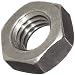 Hex Nut, Stainless Steel 18-8, Plain Finish, Inch, Right Hand Threads, Meets ASME B18.6.3 Specifications
