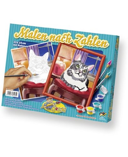 Schipper 608100465 - Joschi - Malen nach Zahlen, Adele die Hauskatze Preisvergleich