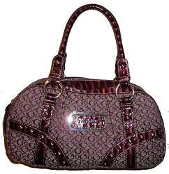 Guess Purse Handbag Network Purple