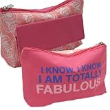Kitchen & Housewares : I Know I Am Totally Fabulous - Make Up/Cosmetic Bag