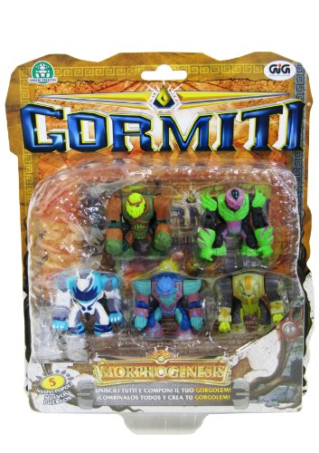 Unbekannt Gormiti 70018861 Morphogenesis 5 cm Figur 5er Blister