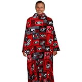 Collegiate UGA Bulldogs Patchwork Snuggie