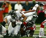 Matt Forte Chicago Bears White Jersey Diving 8x10 Photo