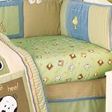 Lambs Peek Snoopy Sheet Blue