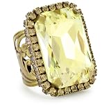 Sorrelli Mirage Bold Crystal Adjustable Gold-T