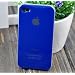 Dark Blue Replicase Hard Air Crystal Jacket Luminosity Case for iPhone 4 (Works with Verizon iPhone)