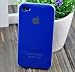 Dark Blue Replicase Hard Air Crystal Jacket Luminosity Case for iPhone 4 (Works with Verizon iPhone)