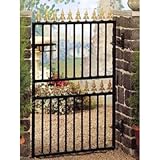 アイアン門扉 メイナー・S 埋込仕様 片開き つりもと:右吊