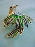 Enameled Eagle Pin
