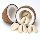 100 Personalized Fortune Cookies - Coconut