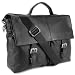 BOVARI noir Messenger en cuir Sac bandoulière 39x30x10 cm Model Lyon