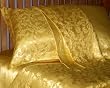 SilkNOW 100% Pure Silk Pillow Shams King Golden Yellow