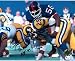 GAI Authentic Lawrence Taylor Autograph New York Giants 8x10 Photo w/ 2 Inscriptions