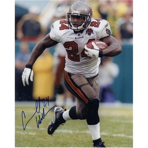 Carnell Williams Autographed Tampa Bay Buccaneers (White Jersey) 8x10 Photo