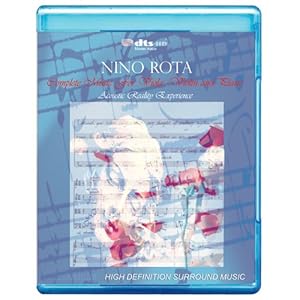 【クリックで詳細表示】実験プロジェクト ： NINO ROTA： Complete Music For Viola /Violin and Piano - Acoustic Reality Experience [7.1 DTS-HD Master Audio Disc] [Blu-ray]