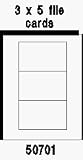 White Index Cards, 3 x 5 750 Count