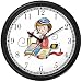 Girl Reading from Bible (Tanach) Judaica Jewish Theme Wall Clock by WatchBuddy Timepieces (White Frame)