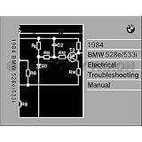 1984 BMW 528e 533i Electrical Troubleshooting Manual Reprint by BMW