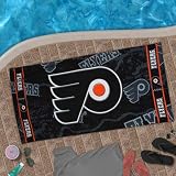McArthur Philadelphia Flyers 30'' x 60'' Black Beach Towel