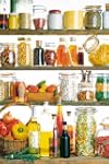 Poster K�chenschrank mit Gew�rzen und...