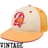 NFL Reebok Tampa Bay Buccaneers Yellow Time Traveler Throwback Fitted Hat