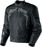 Scorpion Hat Trick Black/Black Mesh and Fabric Motorcycle Jacket