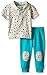 Rosie Pope Baby Boys'' 2 Piece Printed Polo with Heathered French Terry Pant