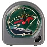 Minnesota Wild Official 2"x2" NHL Travel Alarm Clock