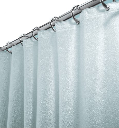 InterDesign Crackle Shower Curtain, Clear InterDesign Crackle Shower Curtain, Clear