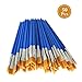 Paint Brushes Set 50 Pcs Kids Nylon Flat Hair Acrylic Small Oil Watercolor Artist Painting Kits Bulk for Children