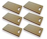 SET: 6x Tropic Board - Stripes - S - 34x20x2,0 cm