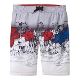 Boys' Cherokee  Engineered Palm Floral Swim Trunks