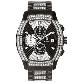 Buy Bulova Crystal Chronograph Mens Watch 98B000 by Bulova