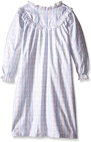 Lanz of Salsbury Big Girls' Big Girls Blue Novelty Gown, Blue, X-Small