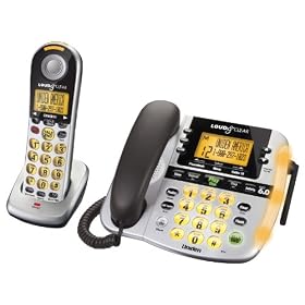 Uniden D2998 Loud and Clear Corded and Cordless Answering System with Big Buttons and Caller Announce by