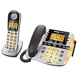 Uniden D2998 Loud and Clear Corded and Cordless Answering System with Big Buttons and Caller Announce